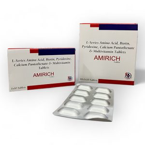 L-Series Amino Acid, Biotin, Pyridoxine, Calcium Pantothenate and Multivitamin Tablets