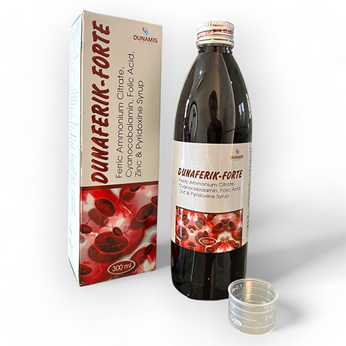 PCD Pharma Franchise Ferric Ammonium Citrate, Cyanocobalamin, Folic acid, Zinc and Pyridoxine Syrup