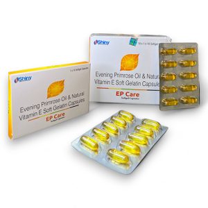 Evening Primrose Oil and Natural Vitamin E Soft Gelatin Capsules