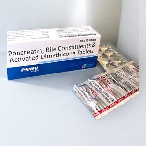 Pancreatin, Bile Constituents and Activated Dimethicone Tablets