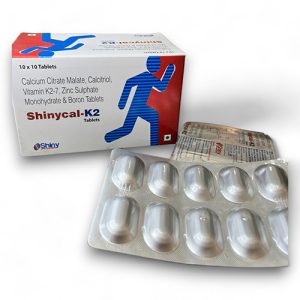 Calcium Citrate Malate, Calcitriol, Vitamin K2-7, Zinc Sulphate Monohydrate and Boron Tablets