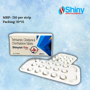 Telmisartan, Cilnidipine and Chlorthalidone Tablets