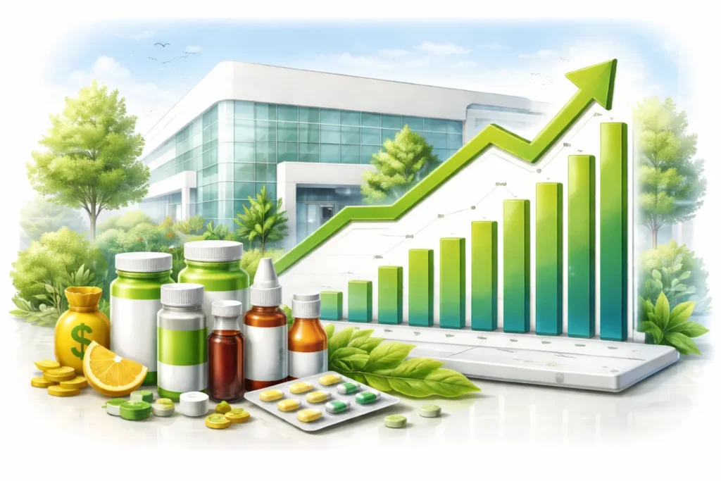 Pharmaceutical growth and innovation display